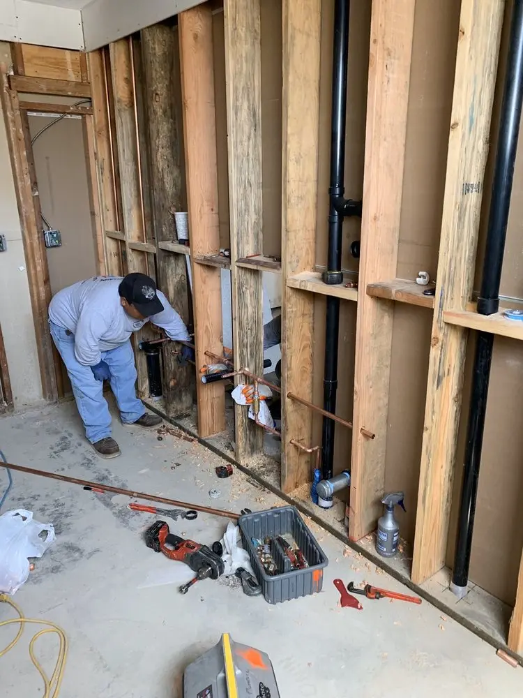 Commercial rough-in plumbing for Commercial Plumbing in Lockville
